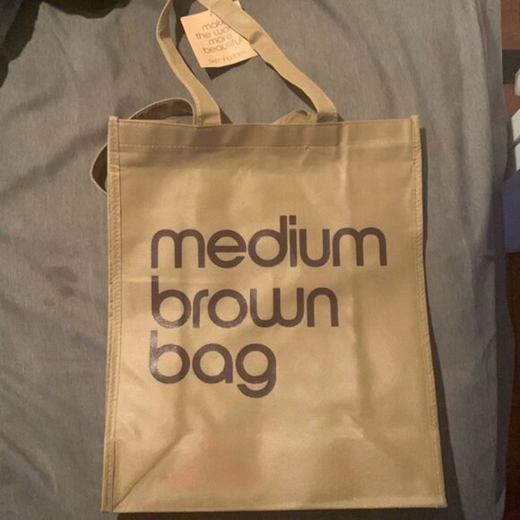 Bloomingdale’s Medium Brown Bag Canvas Tote Bag 💼 - Picture 1 of 3
